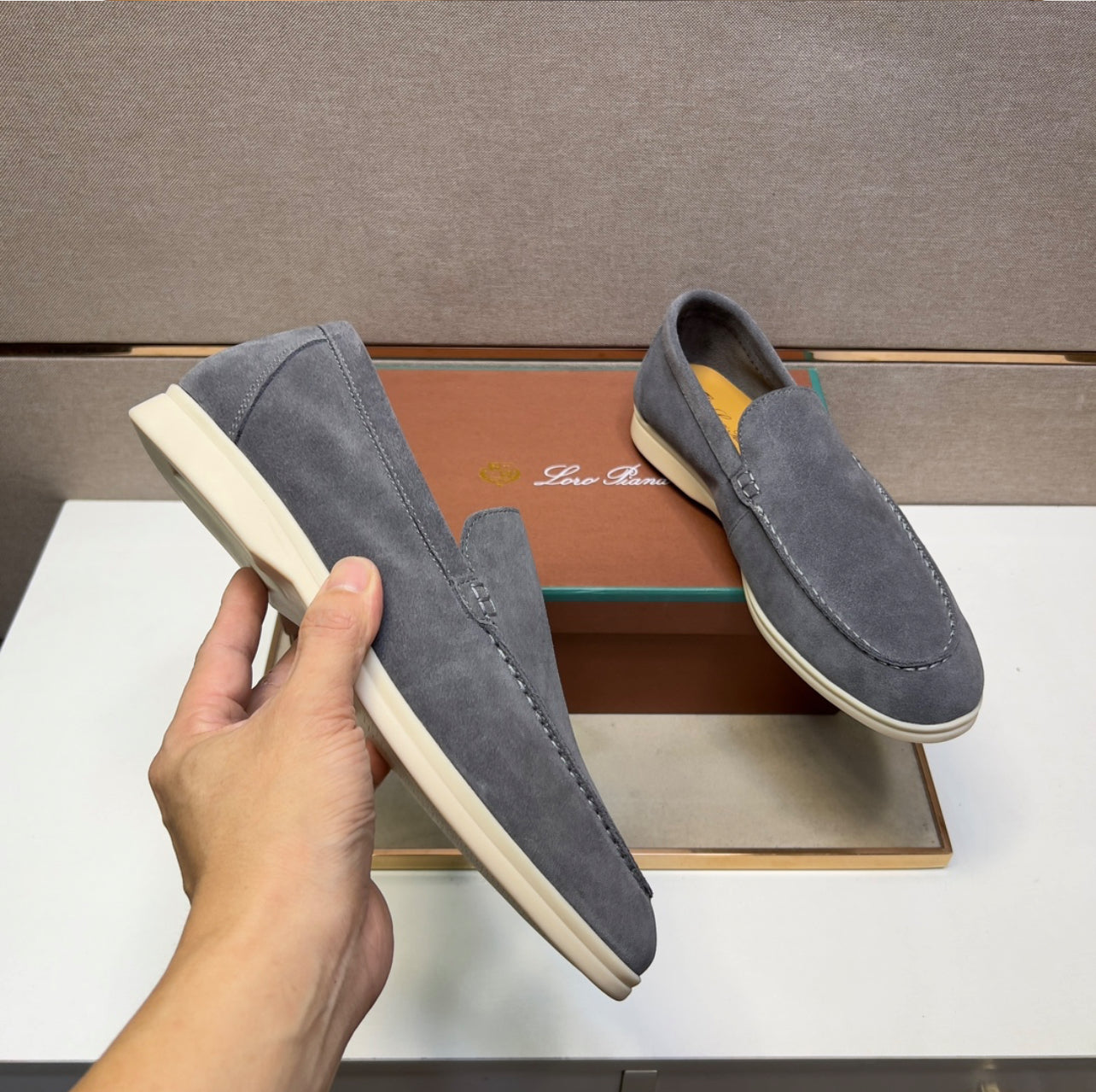 LP summer walk suede loafers type II