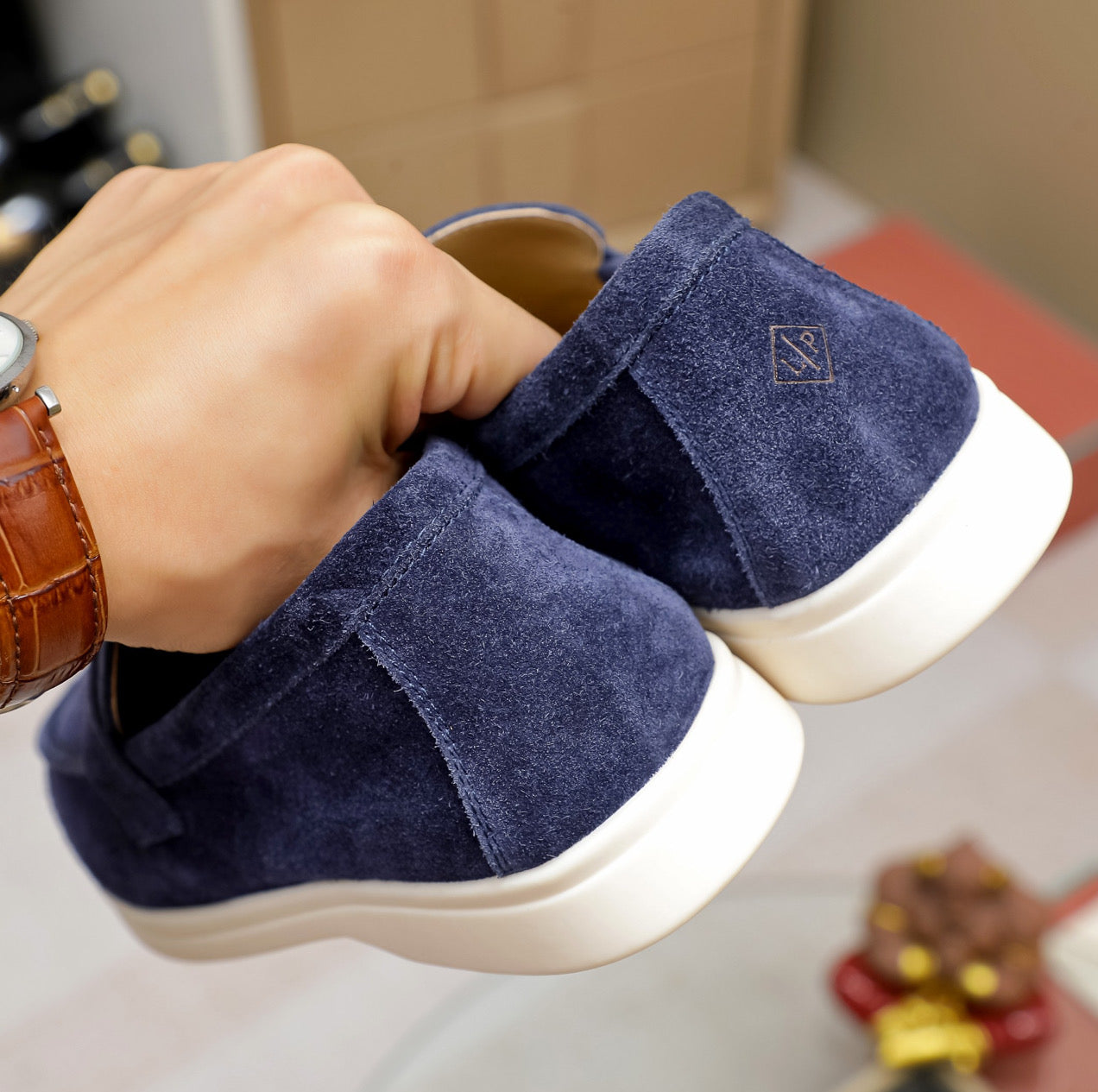 LP summer walk suede loafers type I